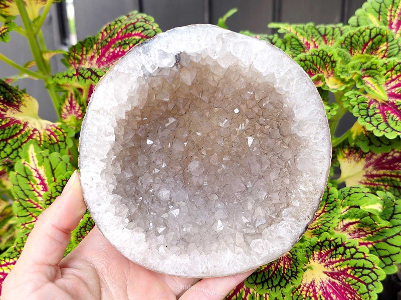 Geode agate large with cavity Brazil 855g