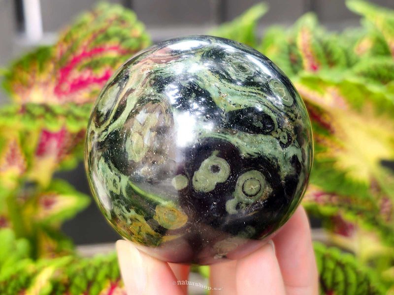 Kambaba jasper ball Ø 60mm from Madagascar