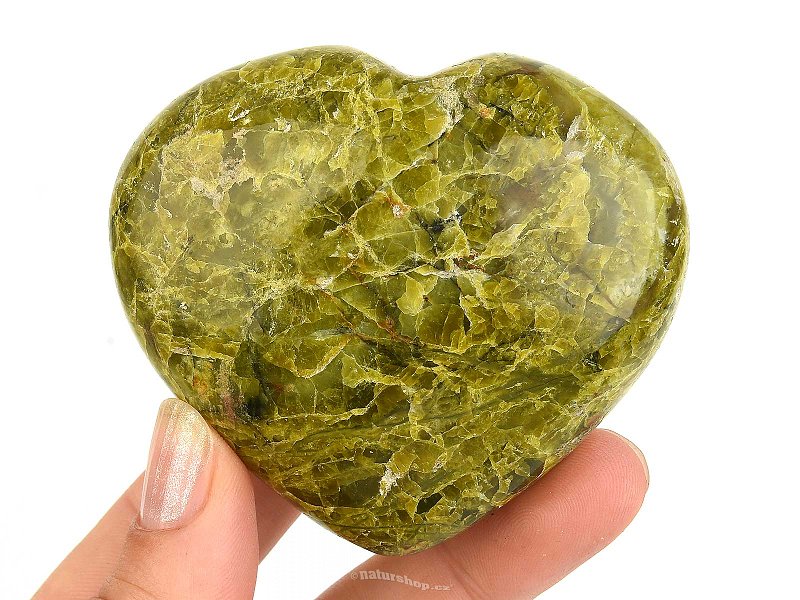 Heart opal green 182g from Madagascar