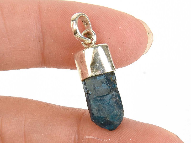 Apatite crystal pendant Ag 925/1000 3.0g