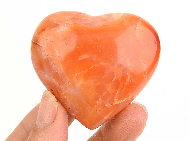 Carnelian heart 103g from Madagascar