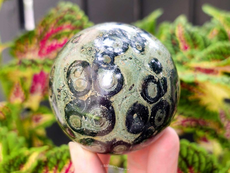 Kambaba jasper ball Ø 64mm from Madagascar