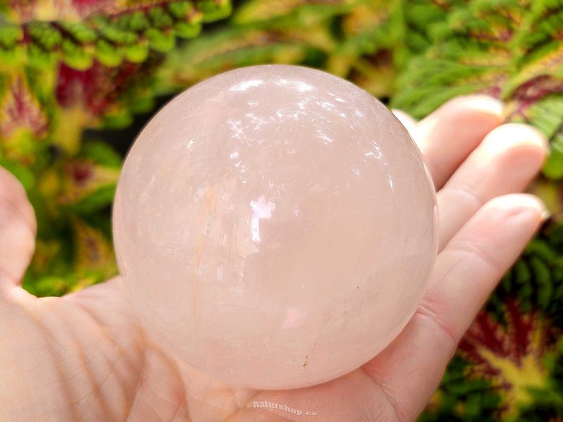 Rose quartz smooth ball Ø 59mm from Madagascar (288g)