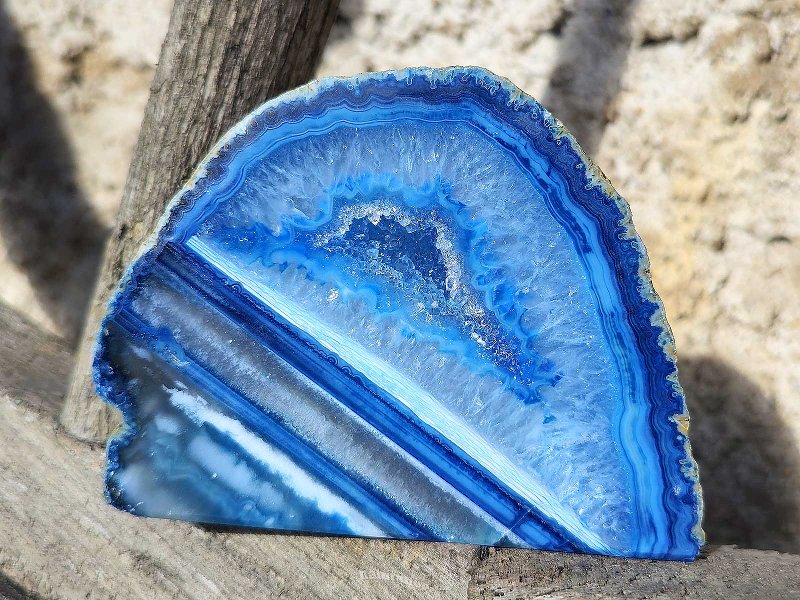 Geode agate natural with cavity Brazil 593g