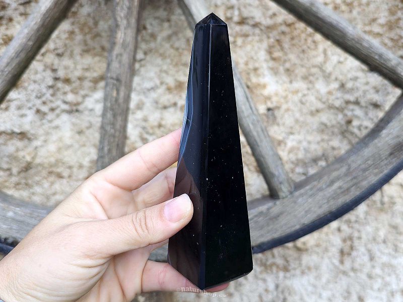 Agate obelisk 291g (Brazil)