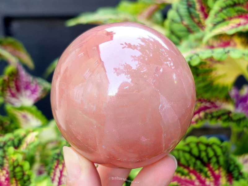 Ball calcite pink Ø68mm 480g Pakistan