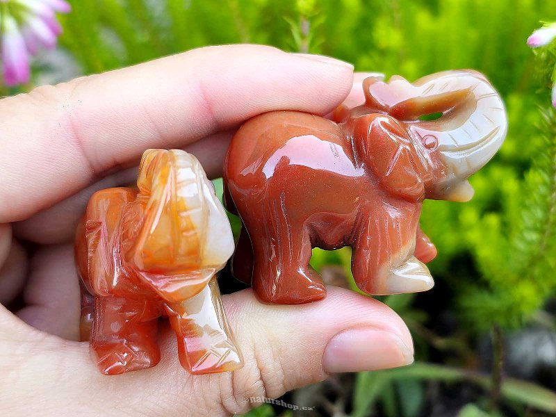 Agate elephant 4.5 - 5 cm