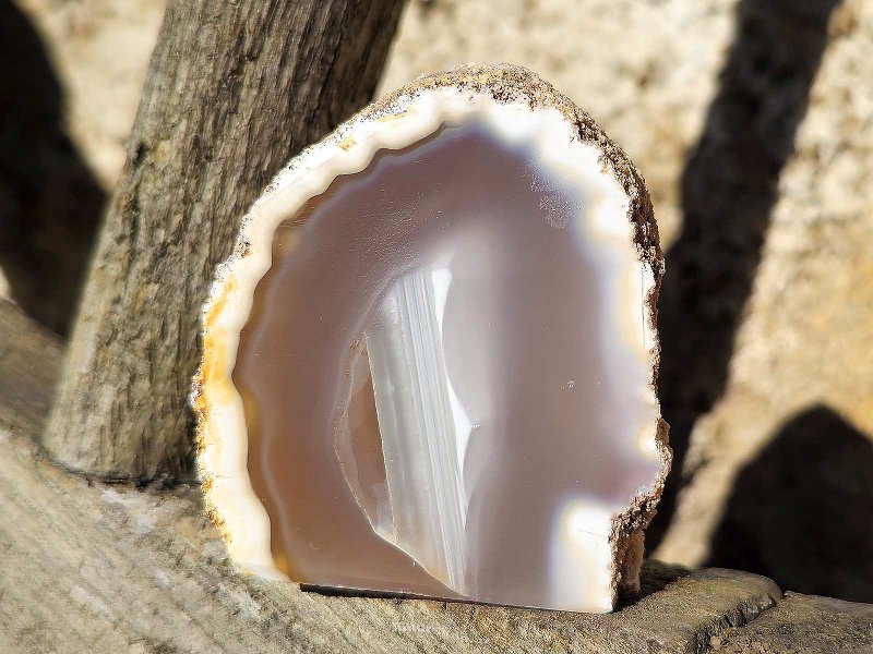 Geode agate with cavity Brazil 225g