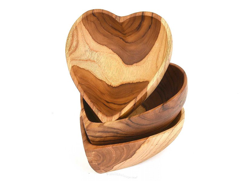 Heart wood bowl 16 - 17 cm