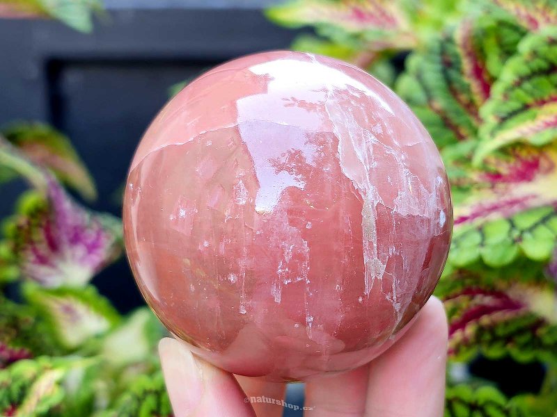 Ball calcite pink Ø62mm 366g Pakistan