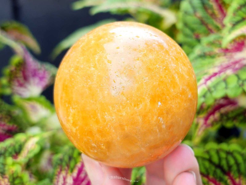 Ball calcite orange Ø60mm 314g Pakistan