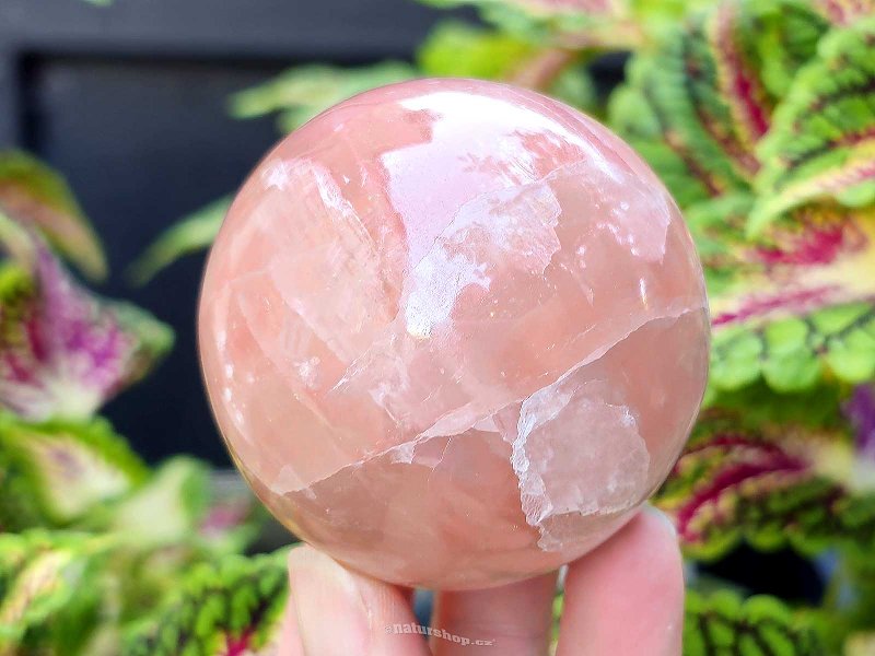 Ball calcite pink Ø60mm 336g Pakistan