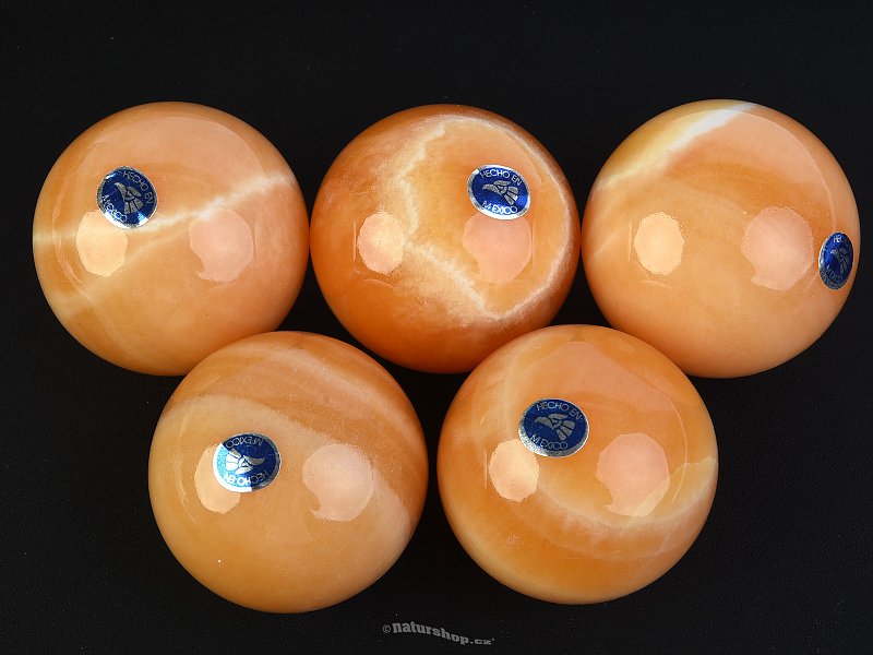 Orange Calcite Sphere 5 cm (Mexico)