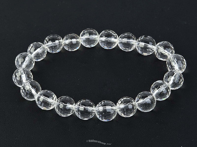 Crystal Beads Bracelet cut 10 mm