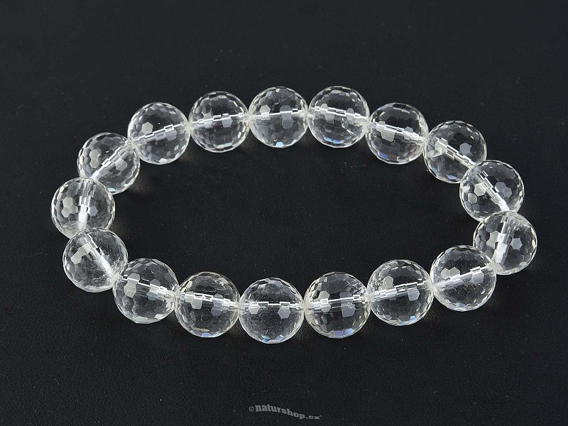 Crystal Beads Bracelet cut 12 mm