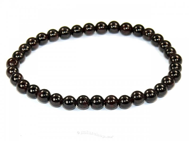 Garnet Bracelet almadin 5-6 mm beads