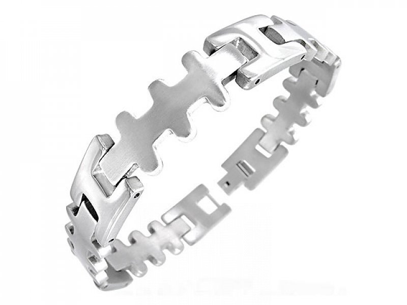 Steel bracelet 21 cm