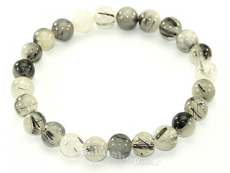 In tourmaline crystal beads bracelet