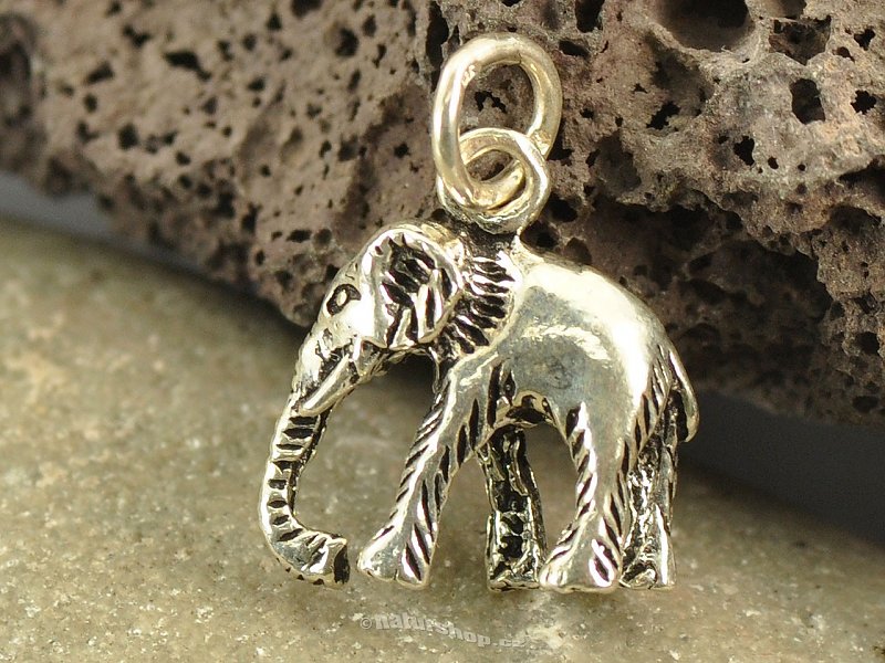 Elephant pendant silver Ag 925/1000 3.2 grams