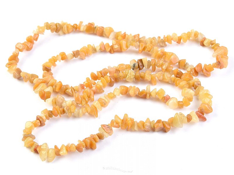 Honey Calcite necklace 90 cm