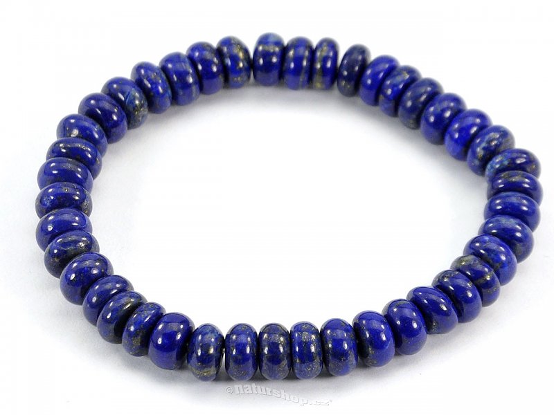 Lapis lazuli náramek buttony QA extra