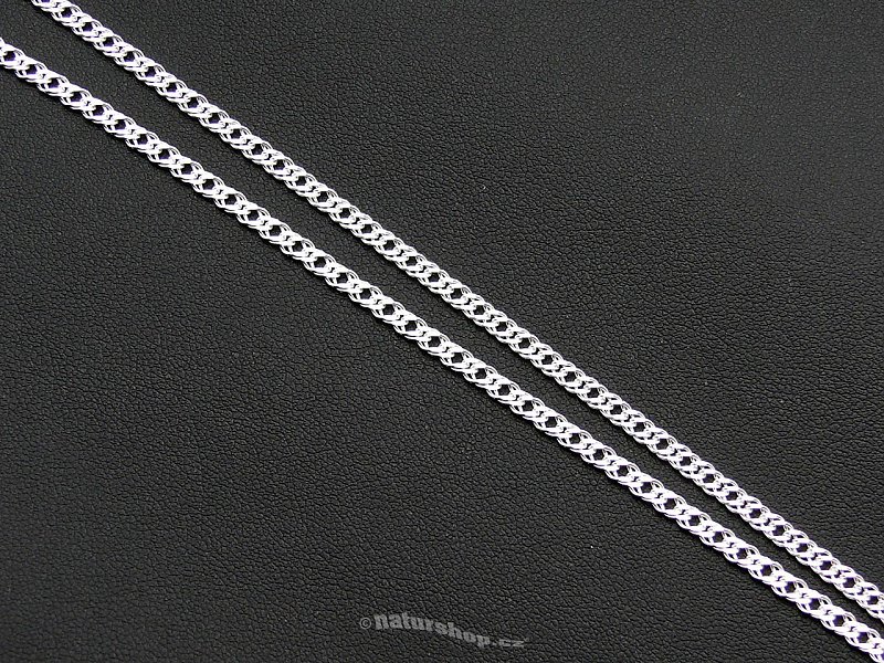 Stříbrný řetízek plochý 45cm Ag 925/1000 cca 5,7g
