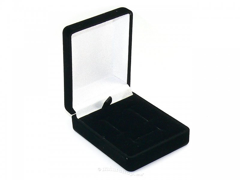 Velvet gift box black rectangle