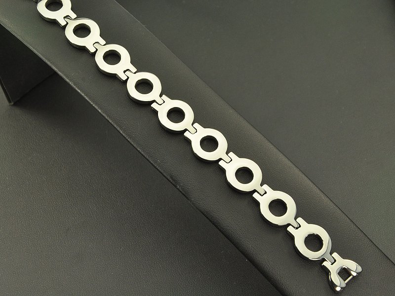 Ladies bracelet steel 22.5 cm