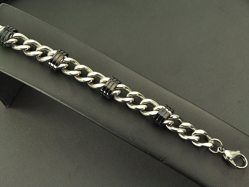 Stainless steel bracelet 21 cm
