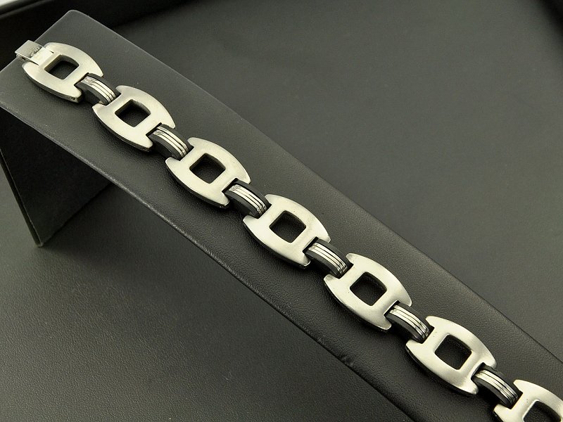 Surgical steel bracelet 22.5 cm