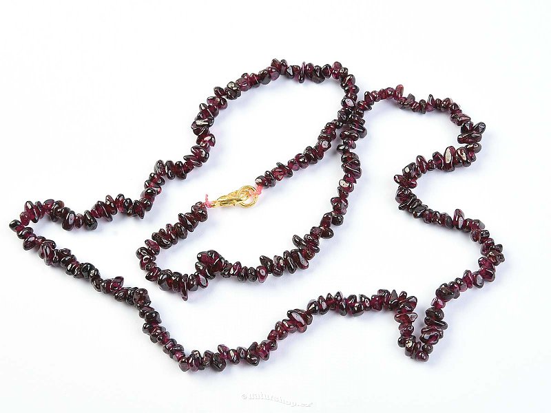 Almadin garnet necklace 60 cm