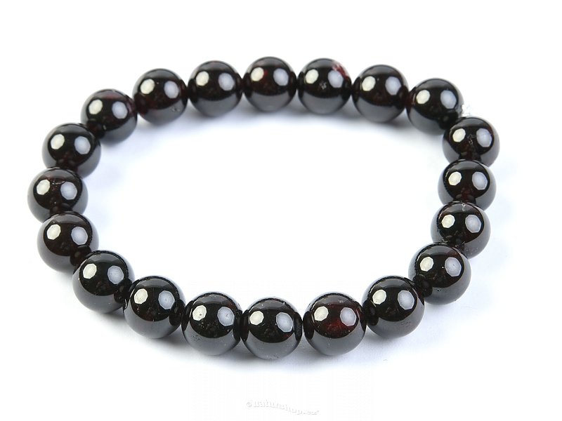 Almadin garnet bracelet beads 10 mm