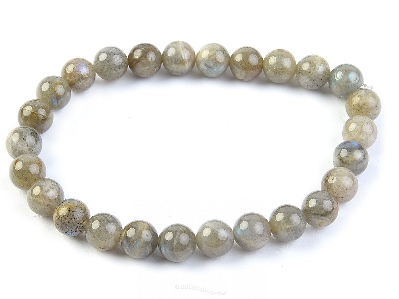 Labradorite bracelet beads 8 mm