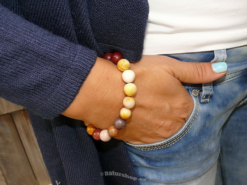 Mookait bracelet beads 10 mm