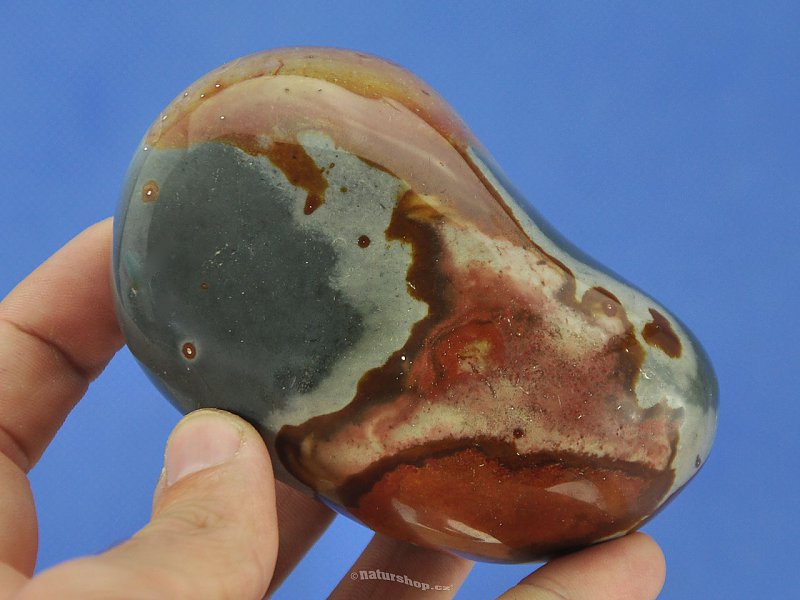 Tromle imperial jasper from Madagascar 9.9 cm