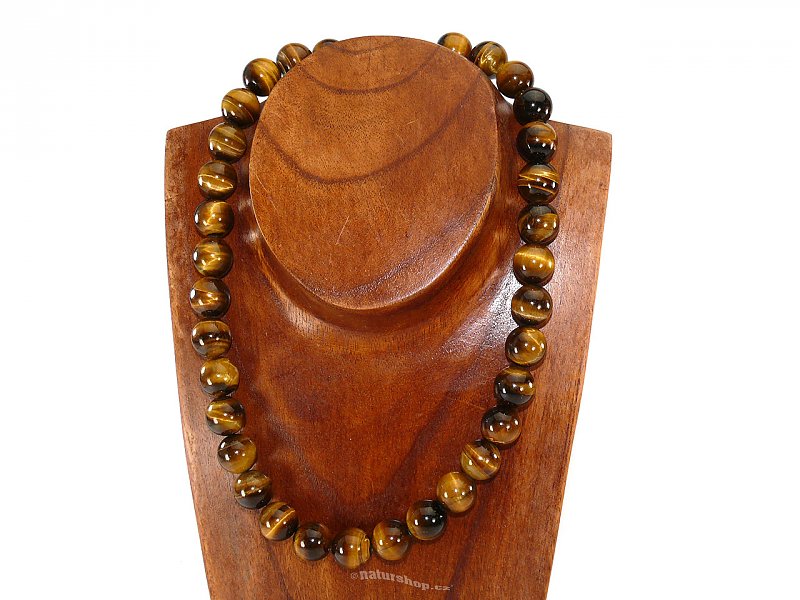 Tiger Eye necklace beads 48 cm