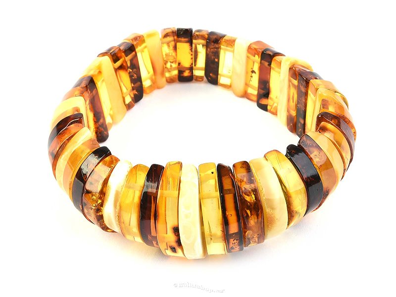 Amber bracelet crescents 30.6 g