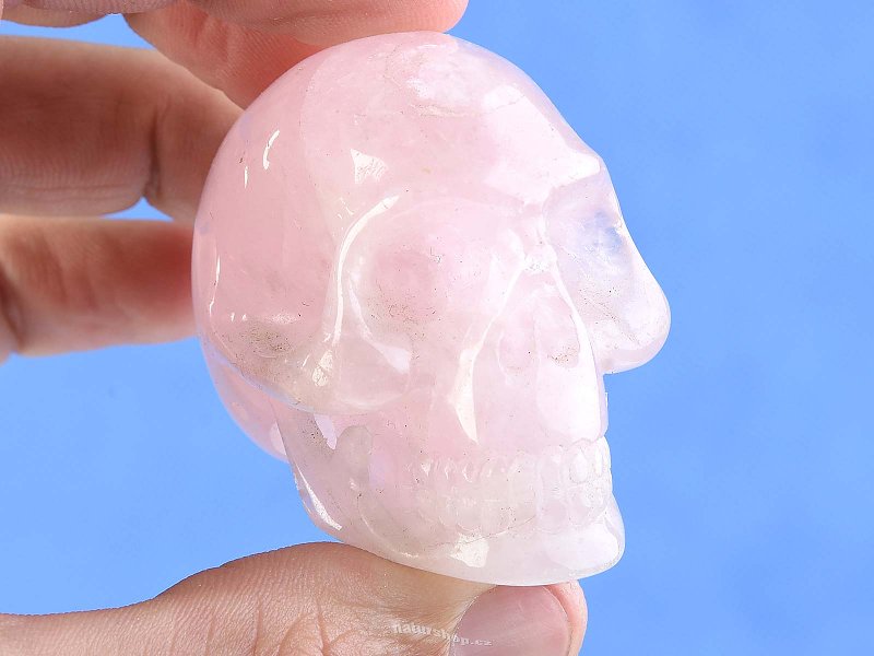 Rose quartz skull 107.5 g