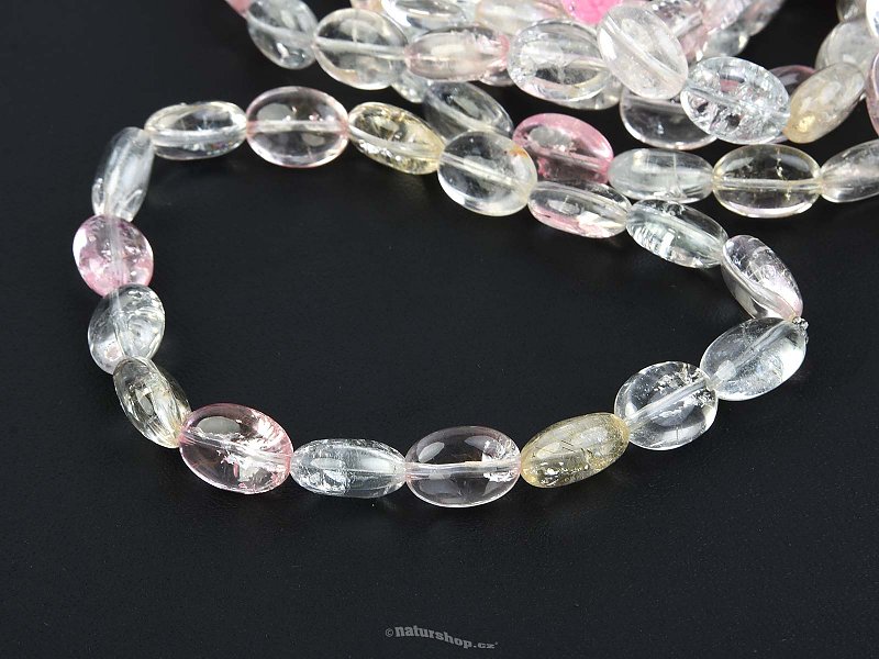 Colored crystal bracelet ovals