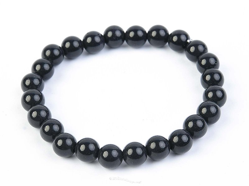 Avanturin synthetic dark 8 mm beads bracelet
