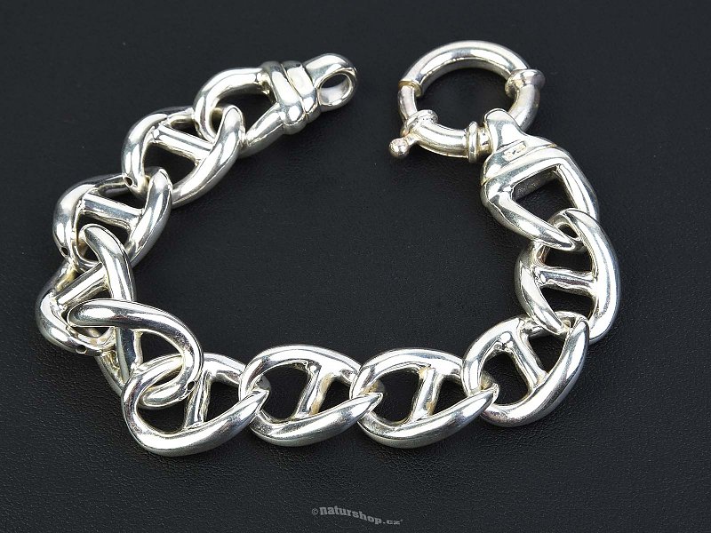Silver bracelet 19.5 cm 21.8 g Ag 925/1000