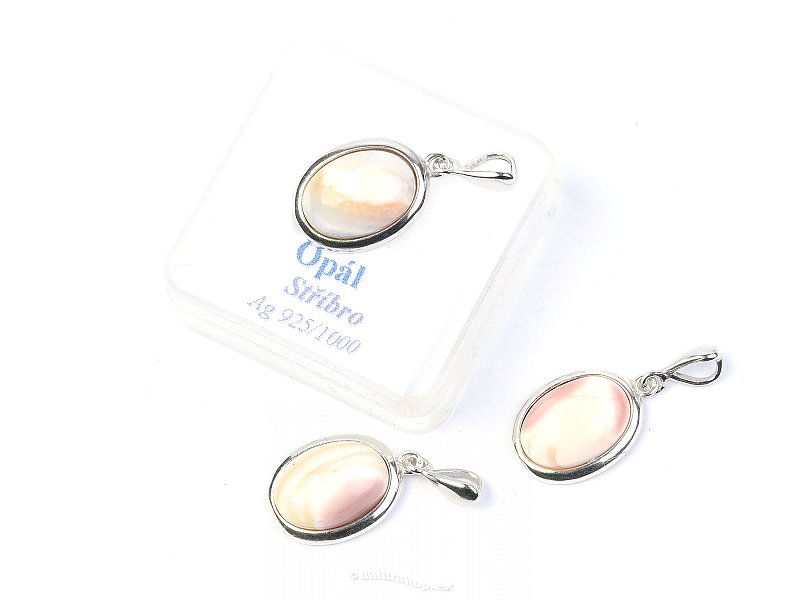 Opal pendant oval 14 x 10 mm Ag 925/1000