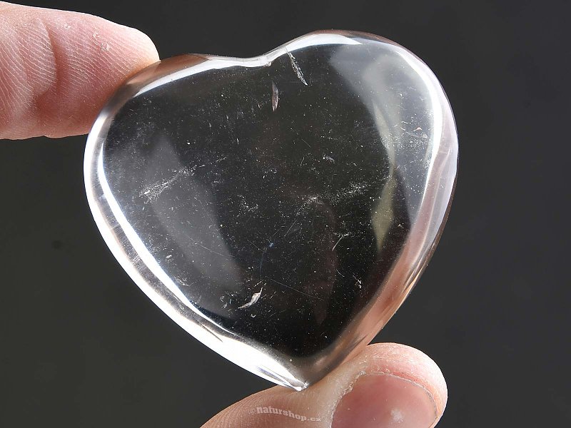 Smoky quartz heart 47 grams
