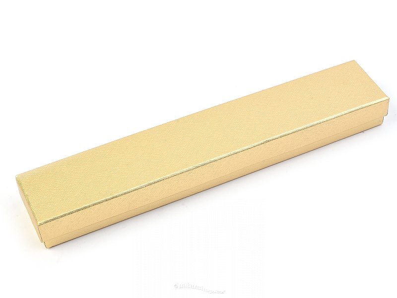 Gift Box Golden narrow long 21 x 3.8 cm