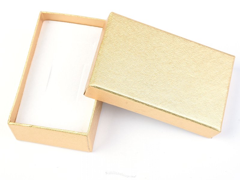 Gold gift box 8 x 5 cm