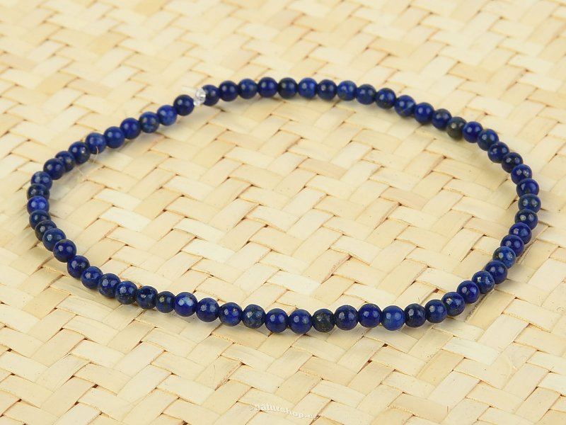 Lapis lazuli bracelet balls 3mm