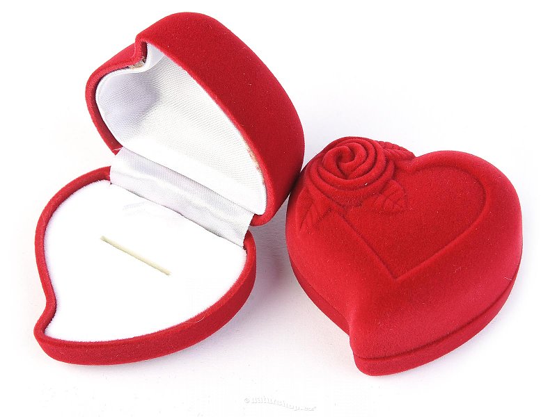 Gift box heart of red 5.8 x 5.5cm