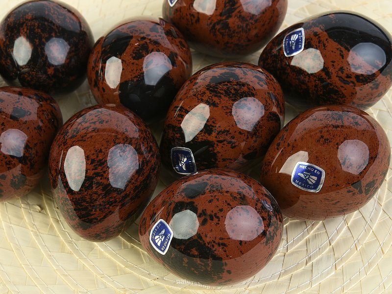 Obsidian mahagon egg 55mm