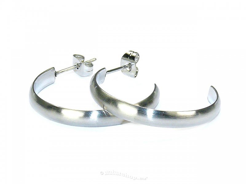 Earrings open circles 30 mm typ082