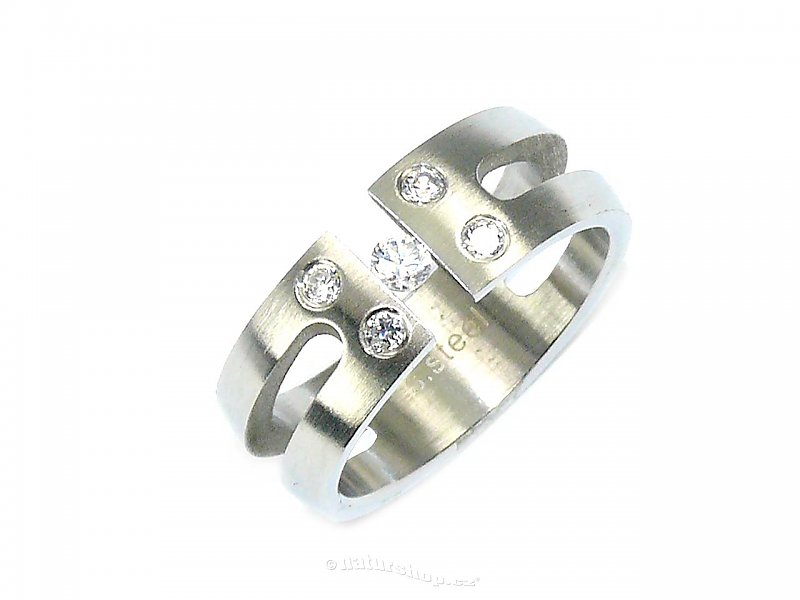 Dámský ocelový prsten typ066